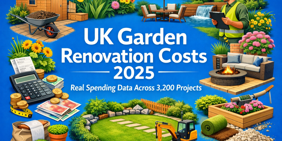 UK Garden Renovation Costs 2025 Real Spending